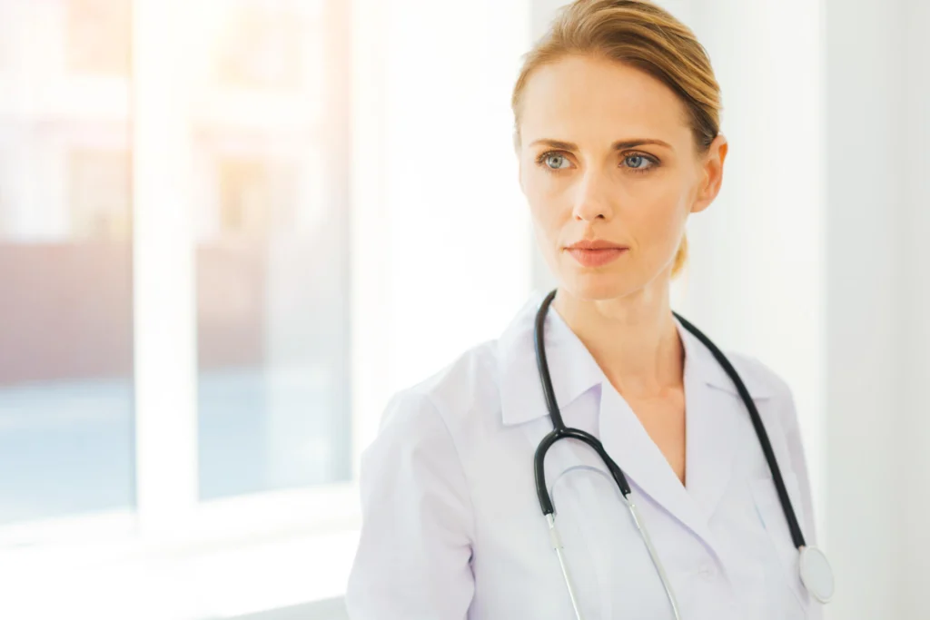 Serious Looking Medical Professional
