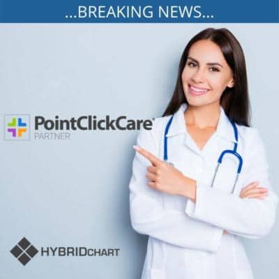 HybridChart Announces Partnership with PointClickCare