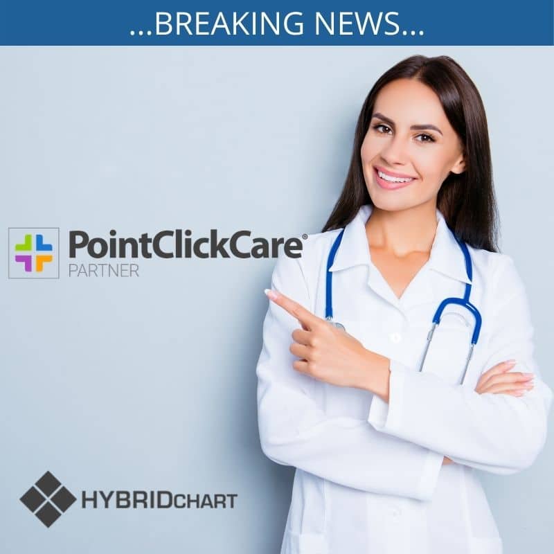 HybridChart Announces Partnership with PointClickCare